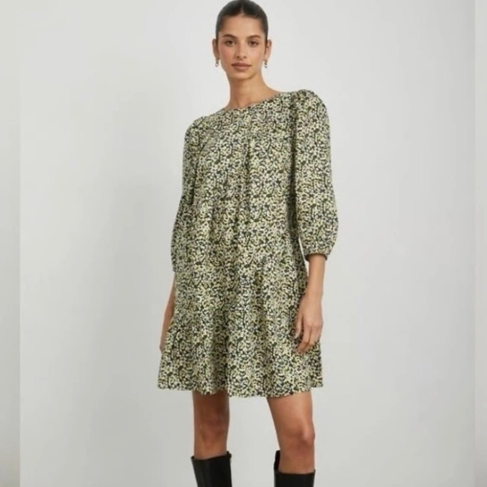 Rails Dress - Black and Yellow Floral